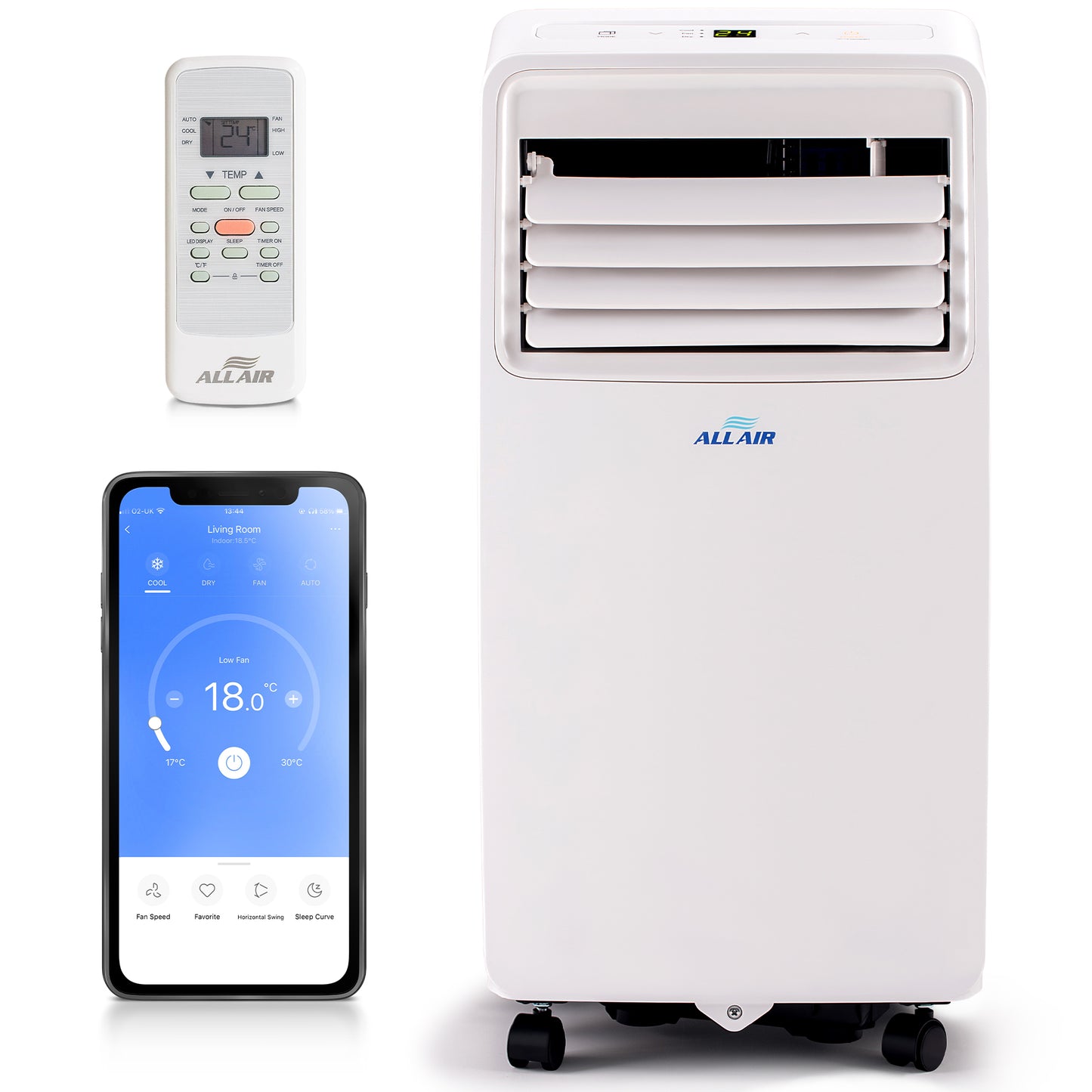 5000 BTU Portable Air Conditioner Unit with WiFi Smart APP, Weekly Timer