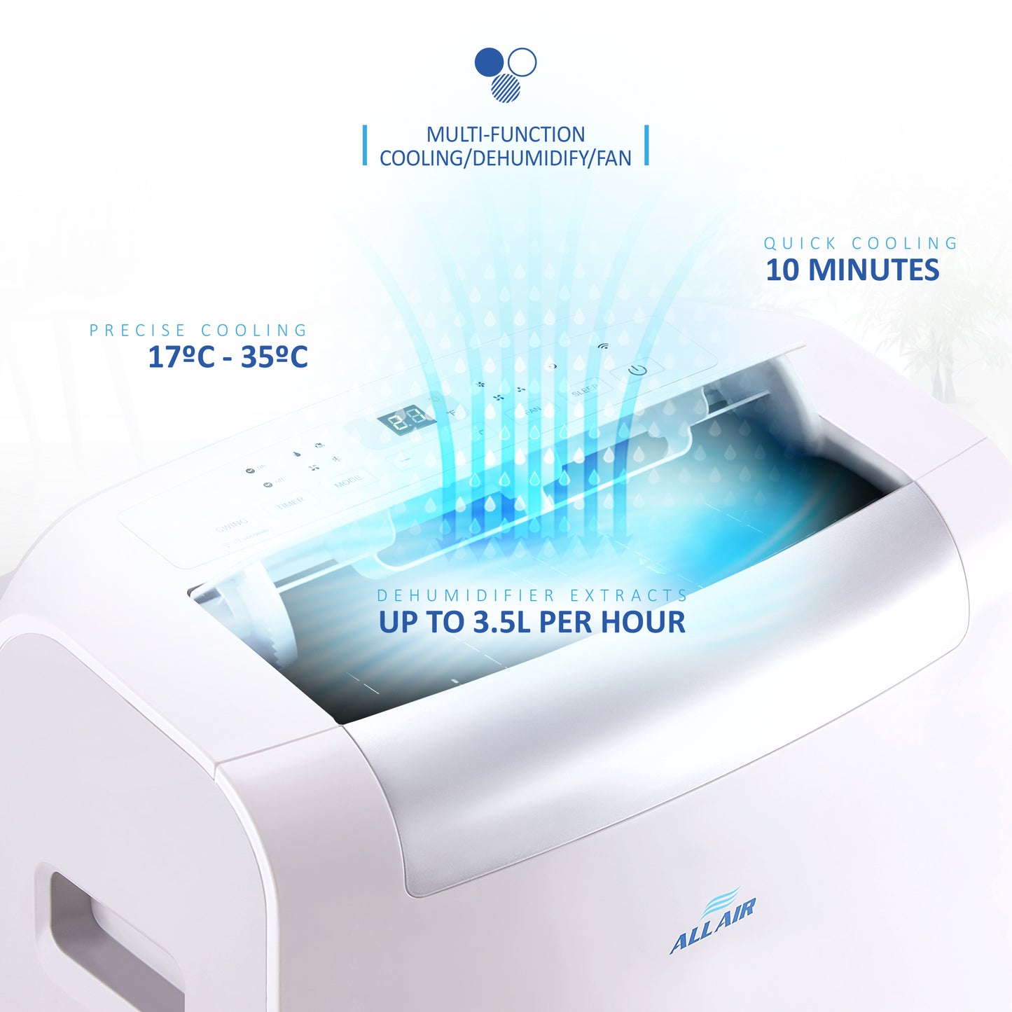 12000 BTU Portable Air Conditioner Unit with WiFi Smart APP, Weekly Timer