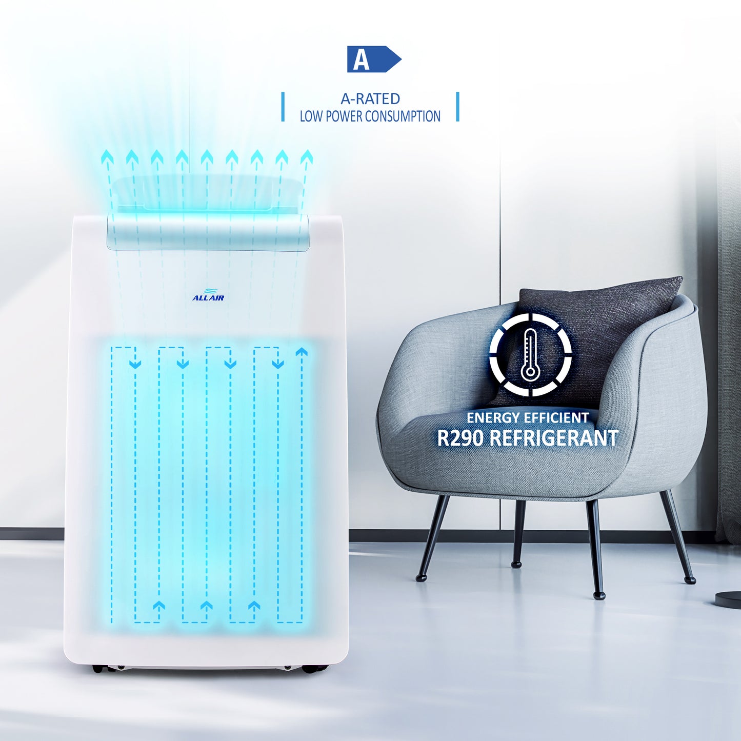 12000 BTU Portable Air Conditioner Unit with WiFi Smart APP, Weekly Timer