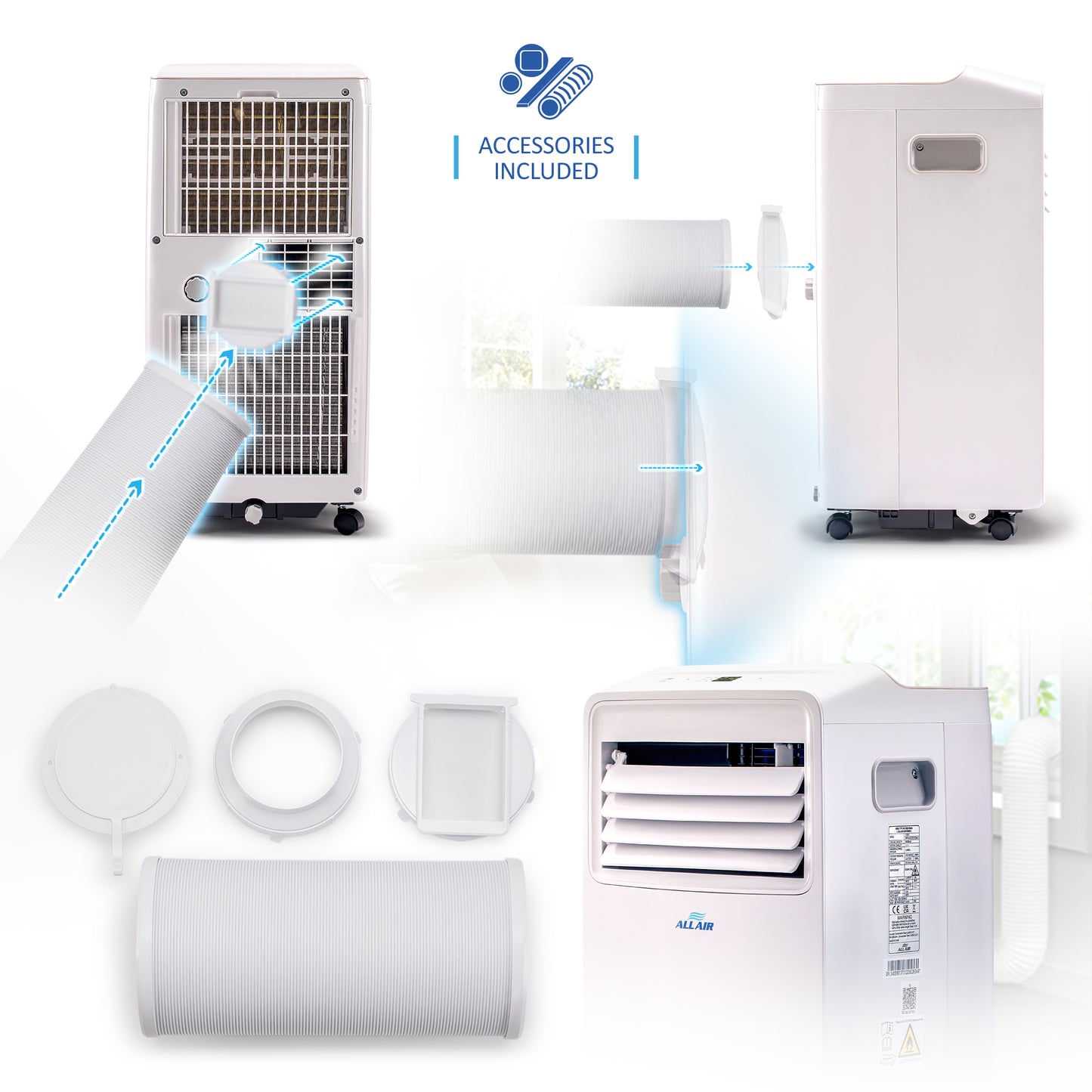 5000 BTU Portable Air Conditioner Unit with WiFi Smart APP, Weekly Timer